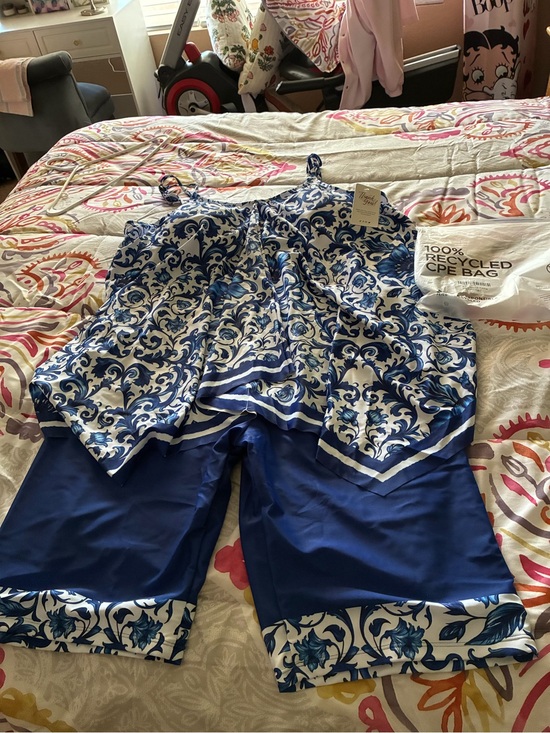 Solastra Other - Blue and White Printed swimwear